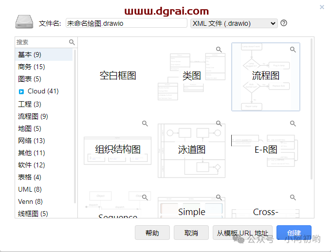 Drawio--一款开源、免费的流程图软件